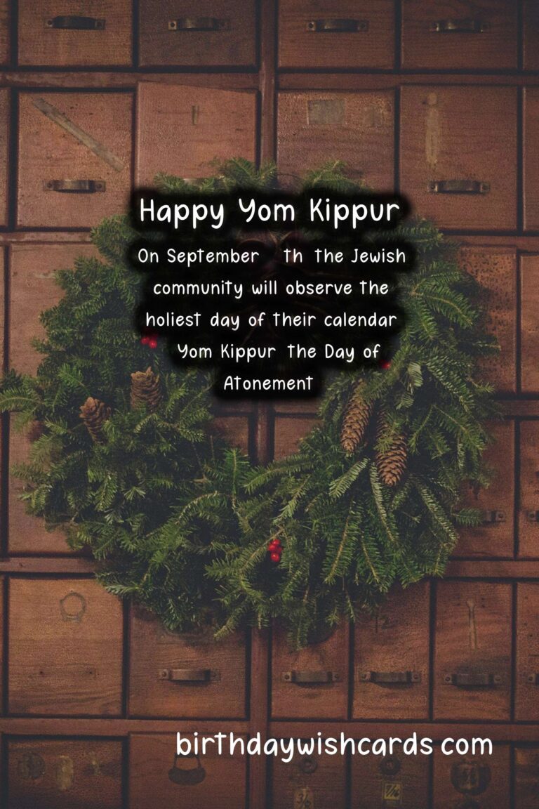 Celebrating Yom Kippur: A Day of Atonement for the Jewish Community