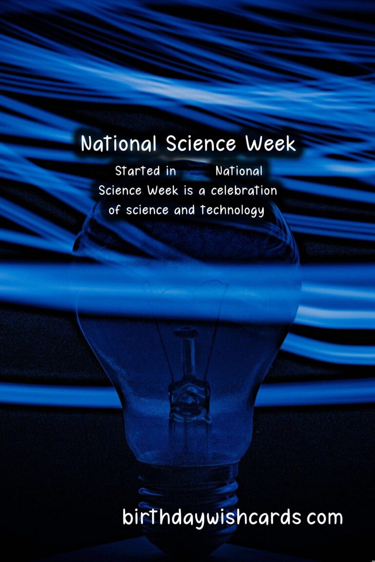 Celebrating the Best of Science - National Science Week (August)