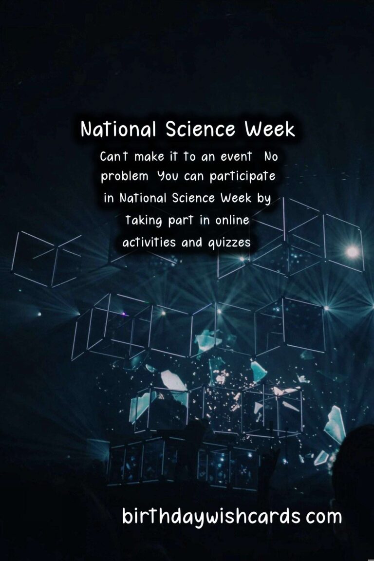 Celebrating the Best of Science – National Science Week (August)