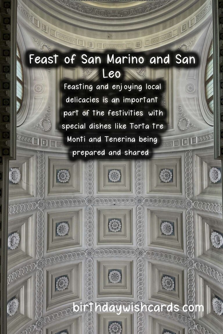 Celebrating the Feast of San Marino and San Leo: A Joyous Celebration on September 4