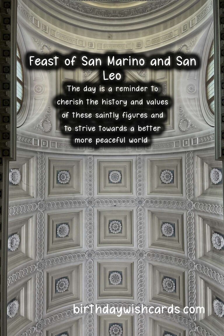 Celebrating the Feast of San Marino and San Leo: A Joyous Celebration on September 4