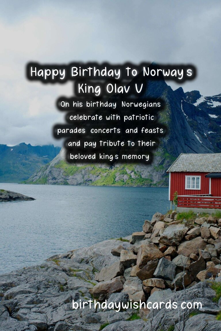 Celebrating the Life of a King: The History and Significance of King’s Birthday – April 19