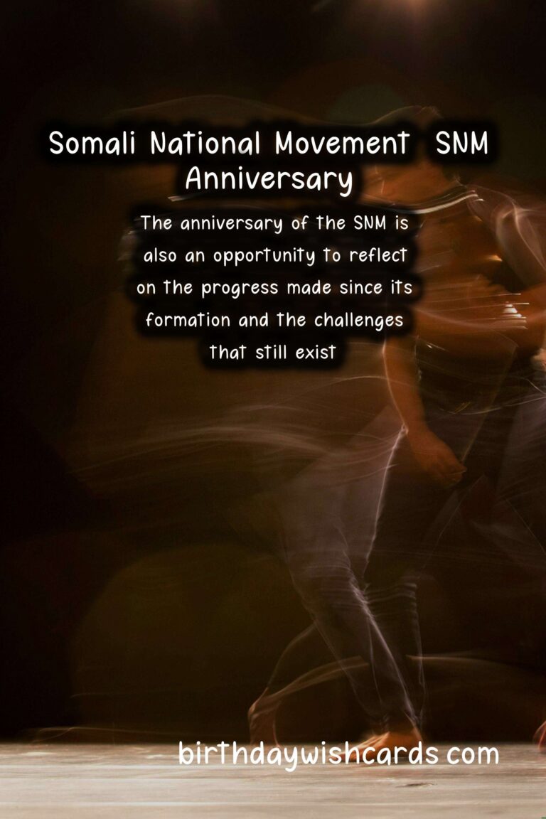 Commemorating the Anniversary of Somali National Movement (SNM) – October 21
