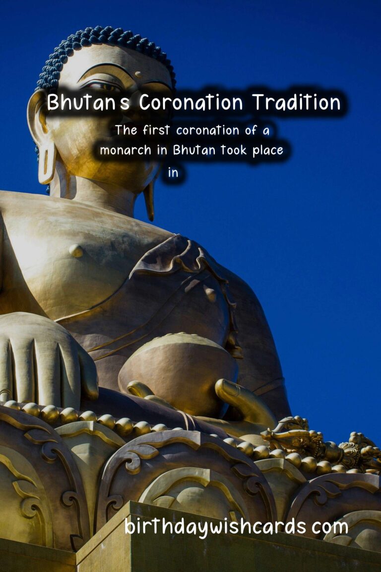 Coronation of Bhutan’s Monarchs – Various Dates