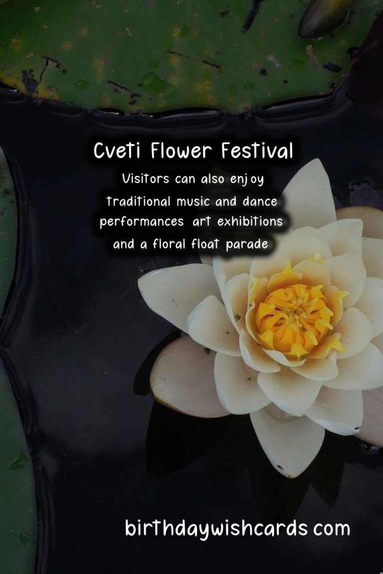 Cveti/Flower Festival – April 9th