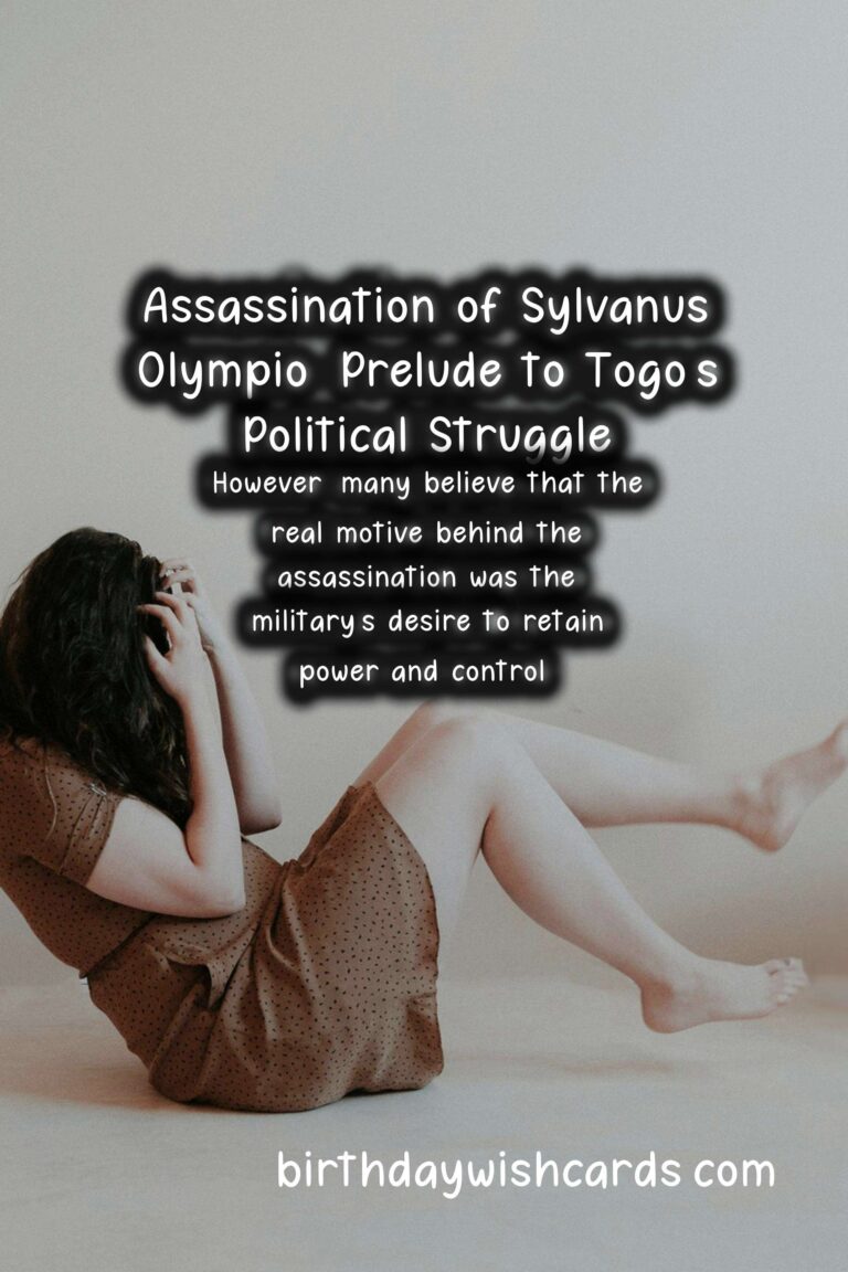 Death of Sylvanus Olympio (President): January 13