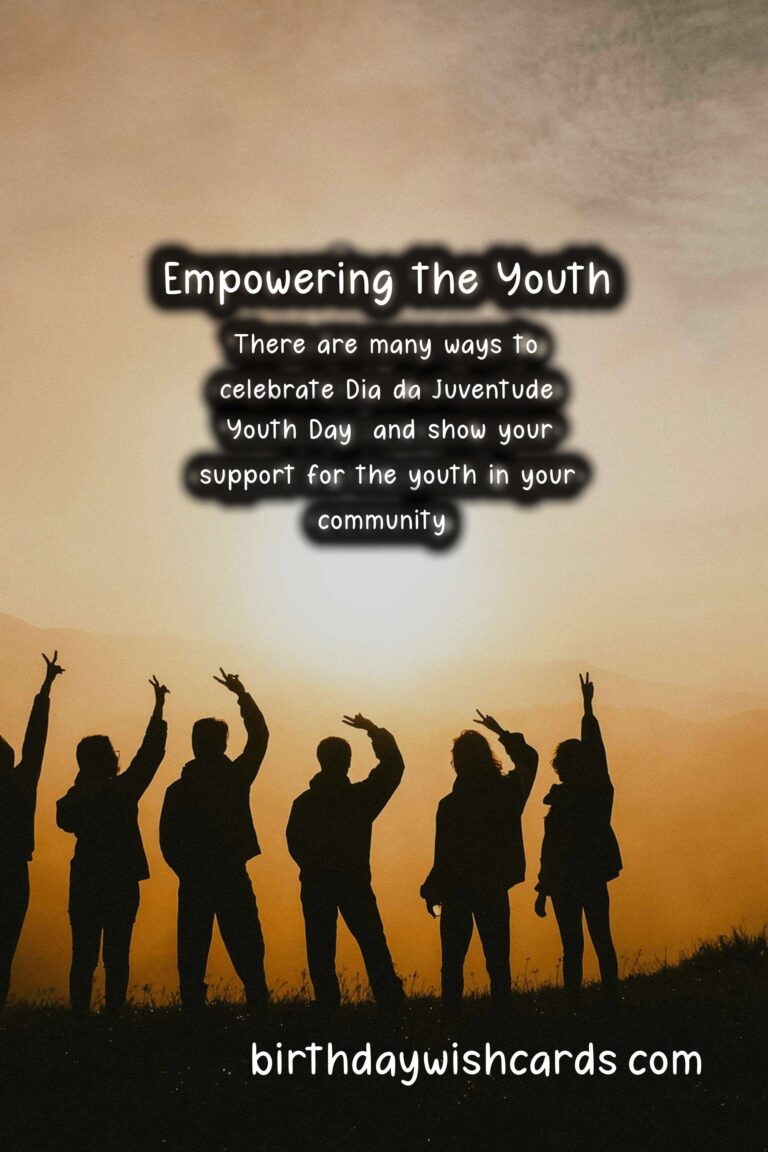 Dia da Juventude (Youth Day) - April 13th