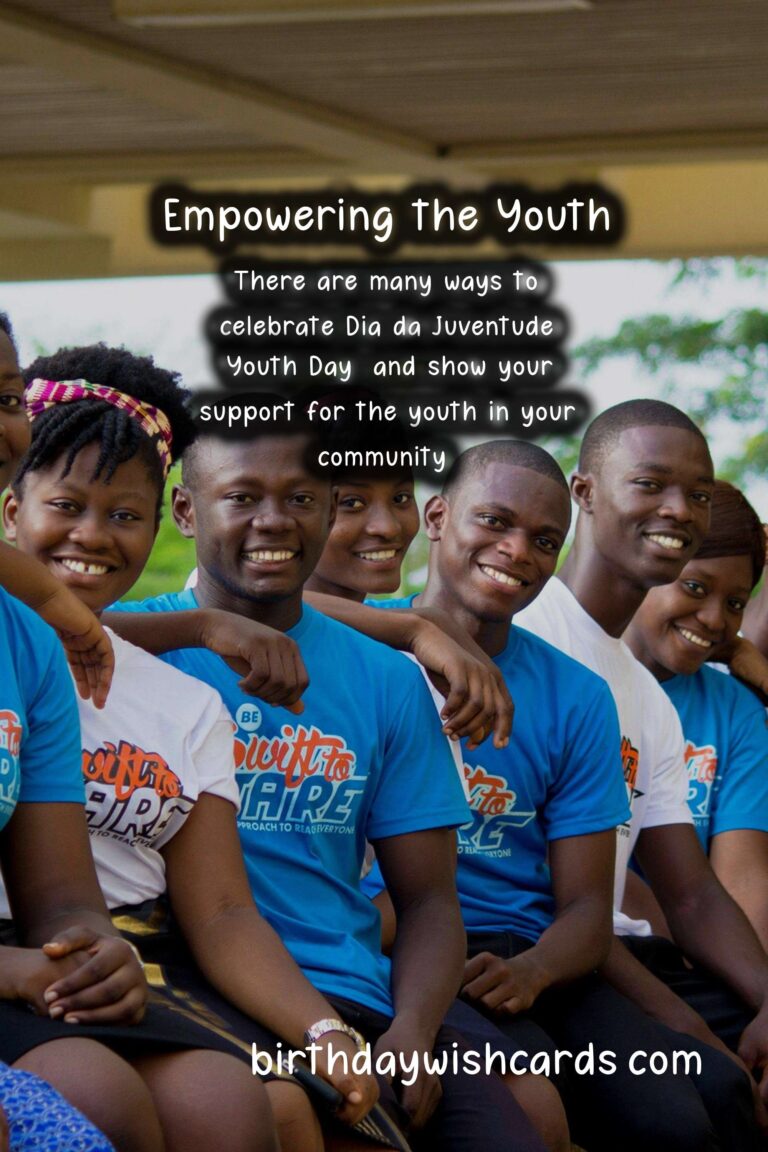 Dia da Juventude (Youth Day) - April 13th