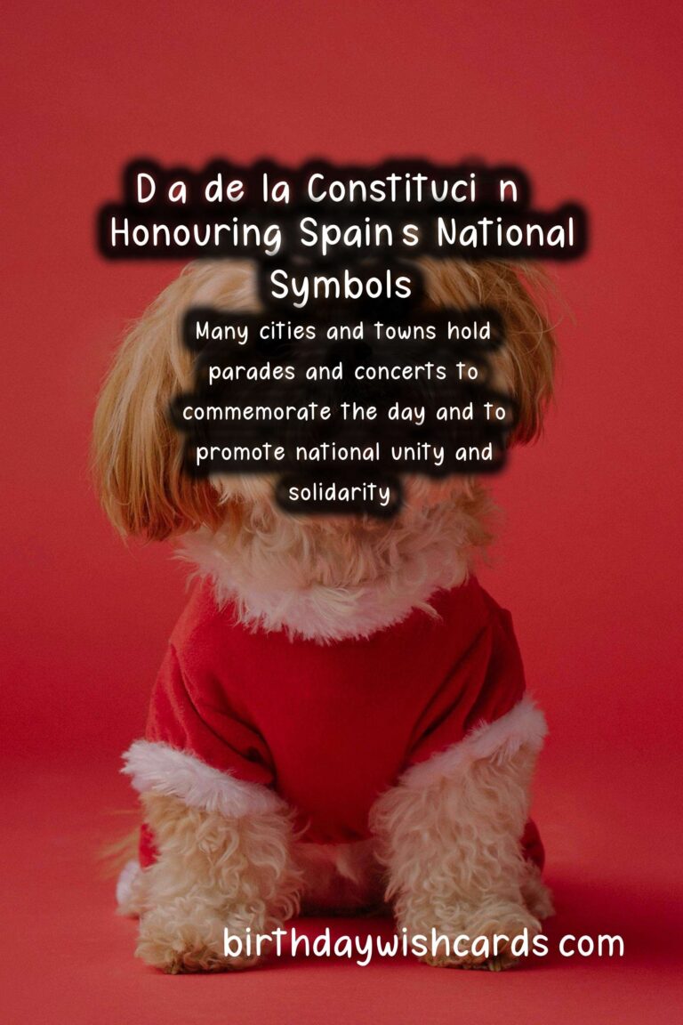 Día de la Constitución: Celebrating Spain's National Symbols and History