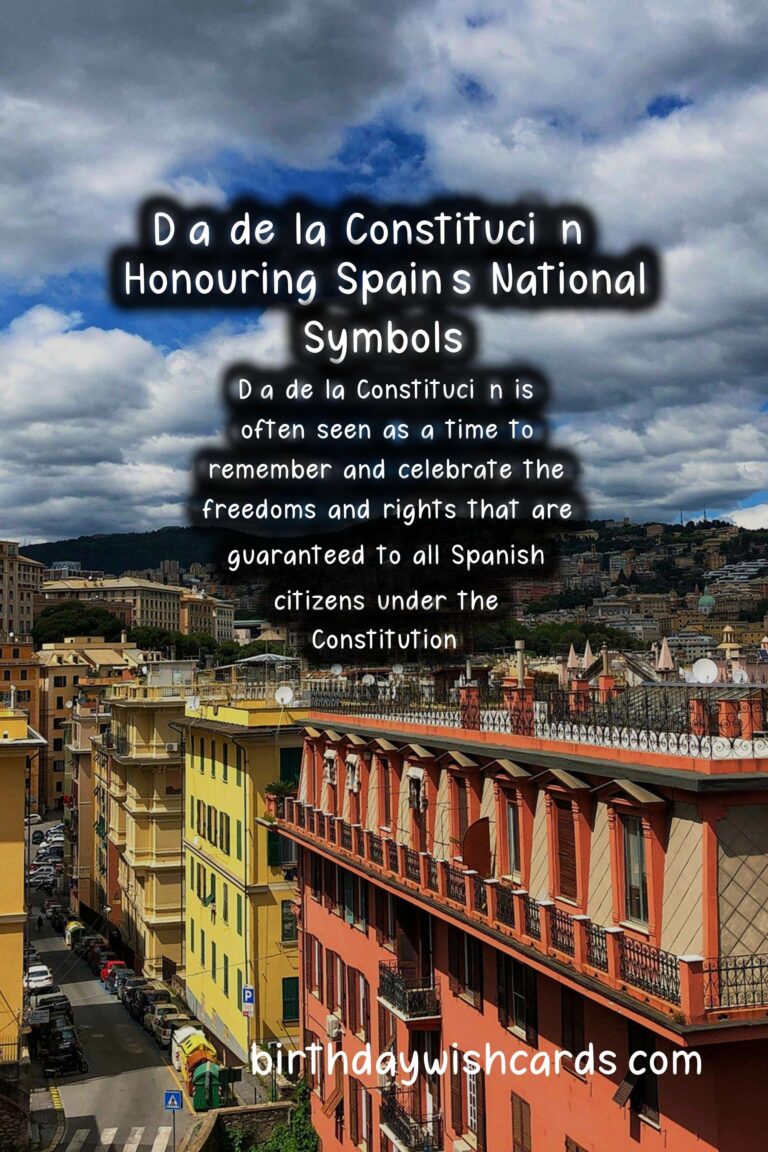 Día de la Constitución: Celebrating Spain’s National Symbols and History