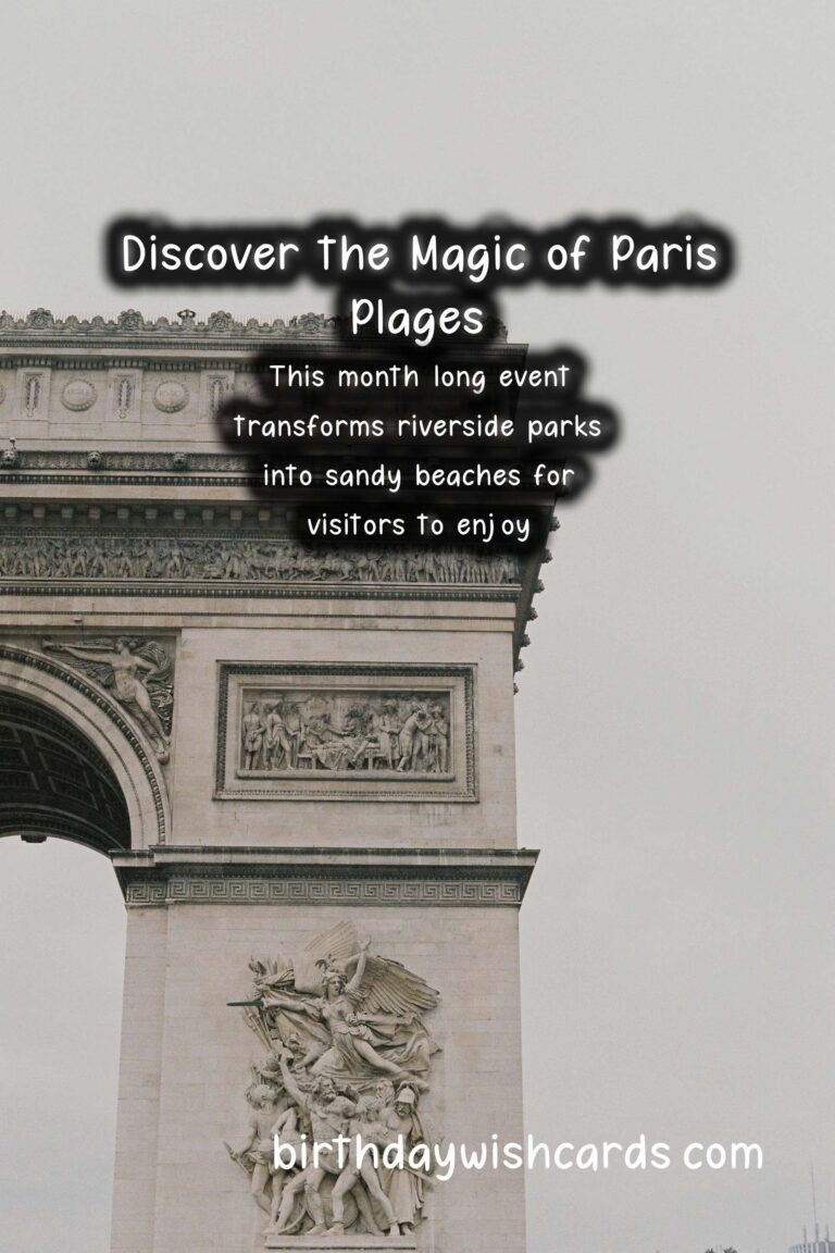 Discover the Magic of Paris Plages