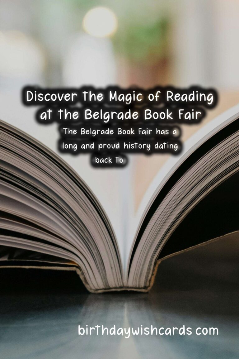 Discover the Magic of Reading at the Belgrade Book Fair - October 20th-27th