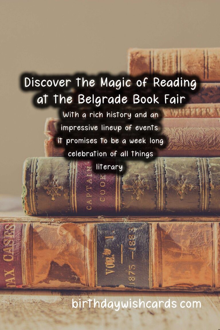 Discover the Magic of Reading at the Belgrade Book Fair - October 20th-27th