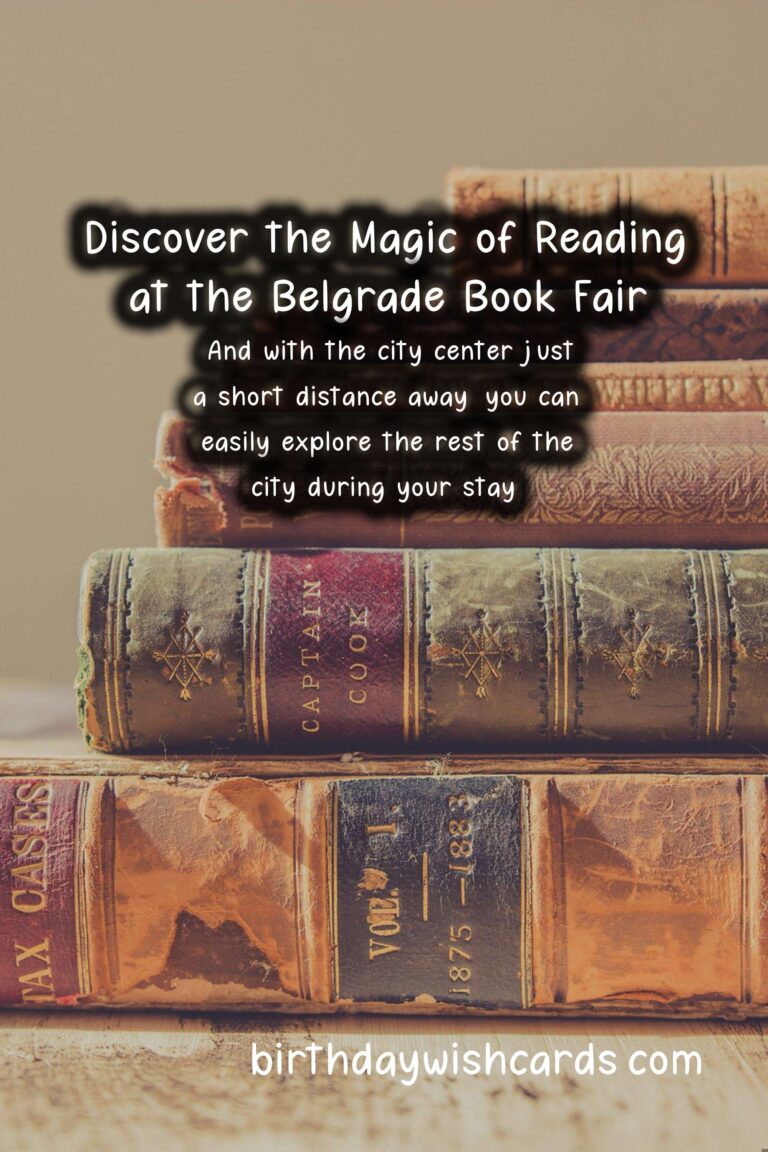 Discover the Magic of Reading at the Belgrade Book Fair - October 20th-27th