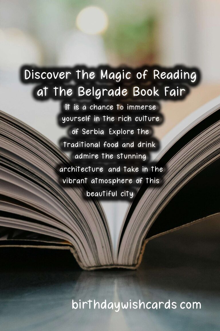 Discover the Magic of Reading at the Belgrade Book Fair - October 20th-27th