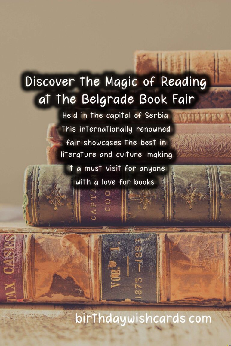 Discover the Magic of Reading at the Belgrade Book Fair - October 20th-27th