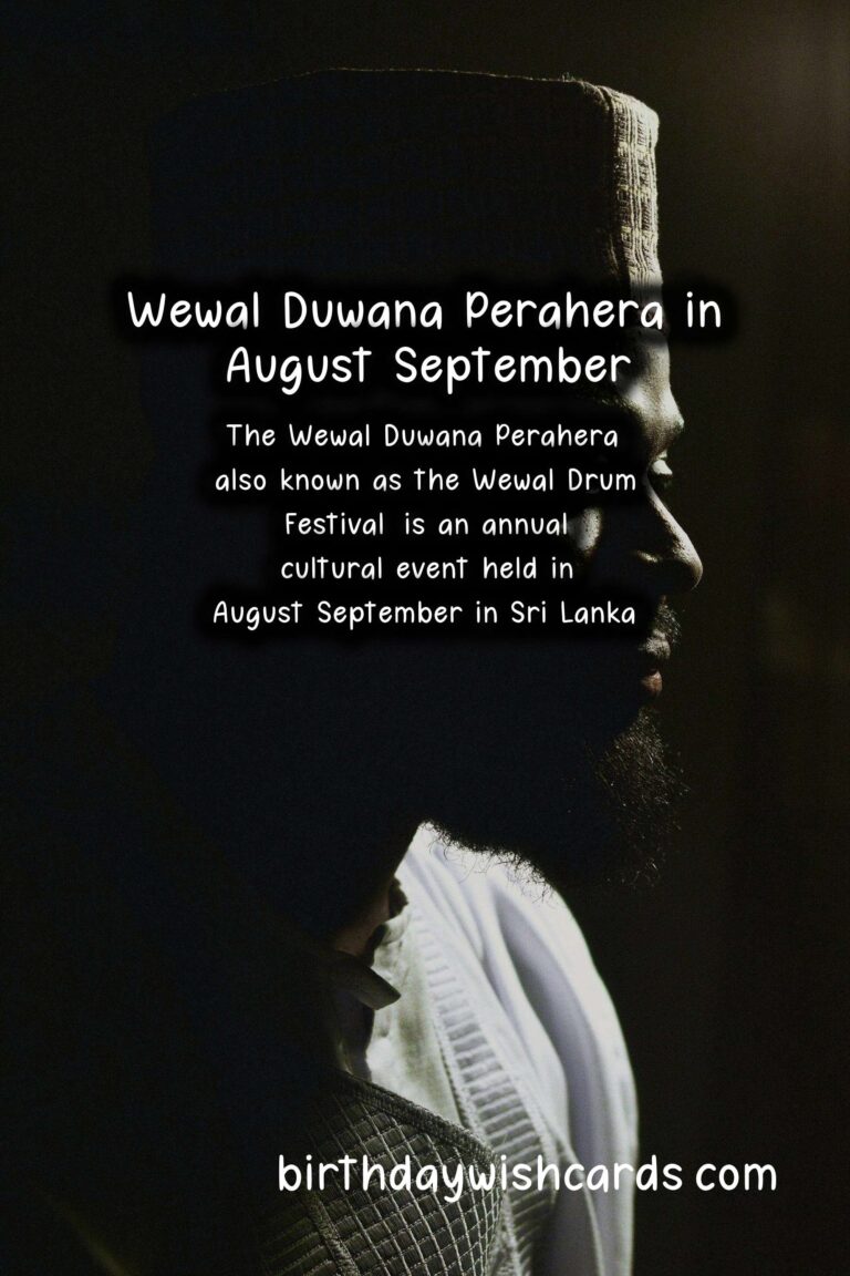Discover the Mesmerizing Beauty of Wewal Duwana Perahera in August/September