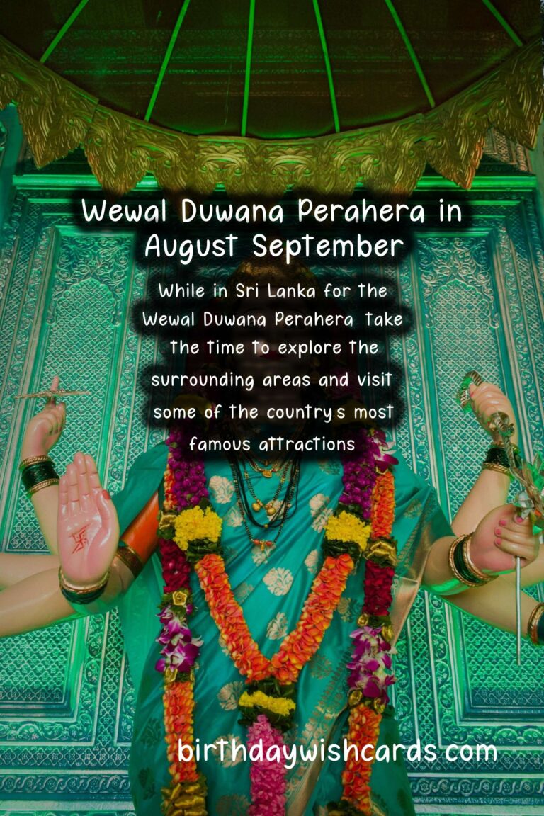 Discover the Mesmerizing Beauty of Wewal Duwana Perahera in August/September