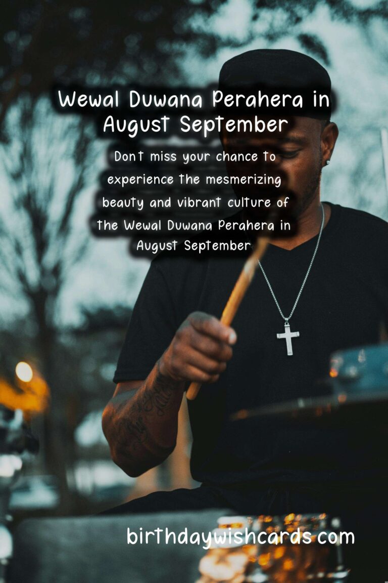 Discover the Mesmerizing Beauty of Wewal Duwana Perahera in August/September