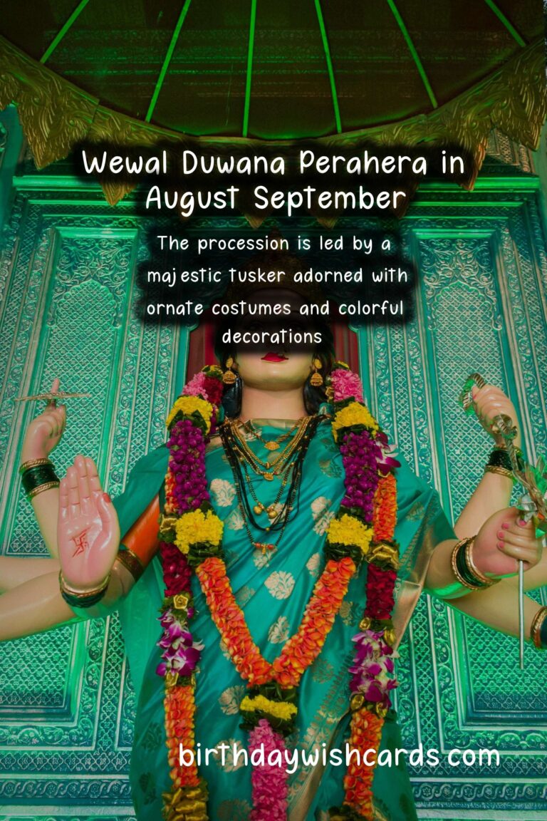 Discover the Mesmerizing Beauty of Wewal Duwana Perahera in August/September