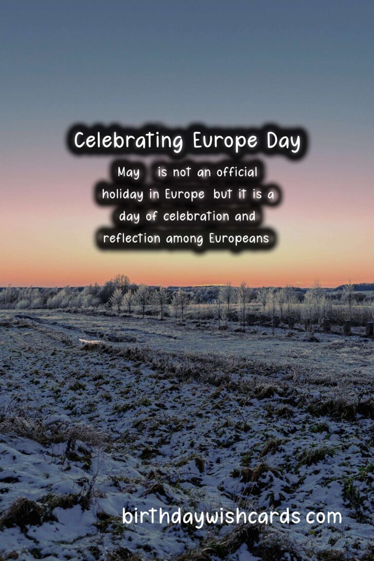 Discover the Significance of May 9 – Europe Day
