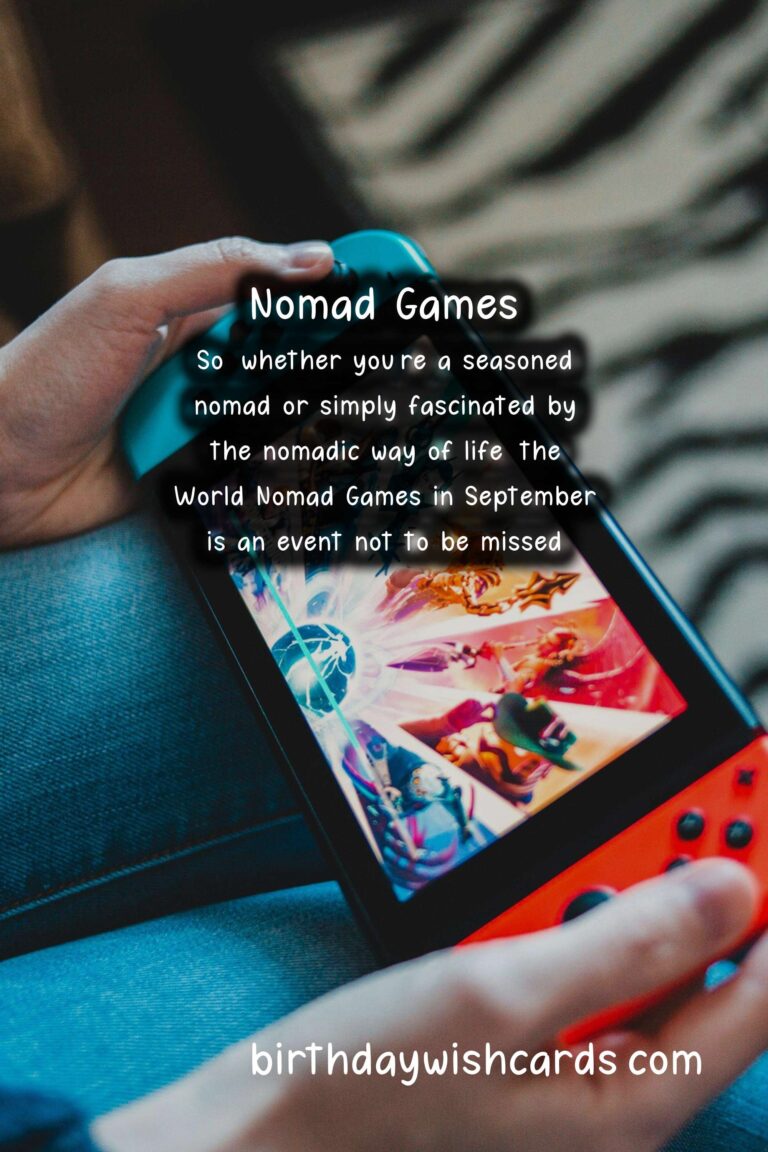 Discover the Thrilling World of the Nomad Games in September