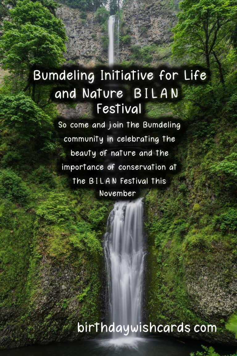 Experience Bumdeling Initiative for Life and Nature (B.I.L.A.N) Festival in November
