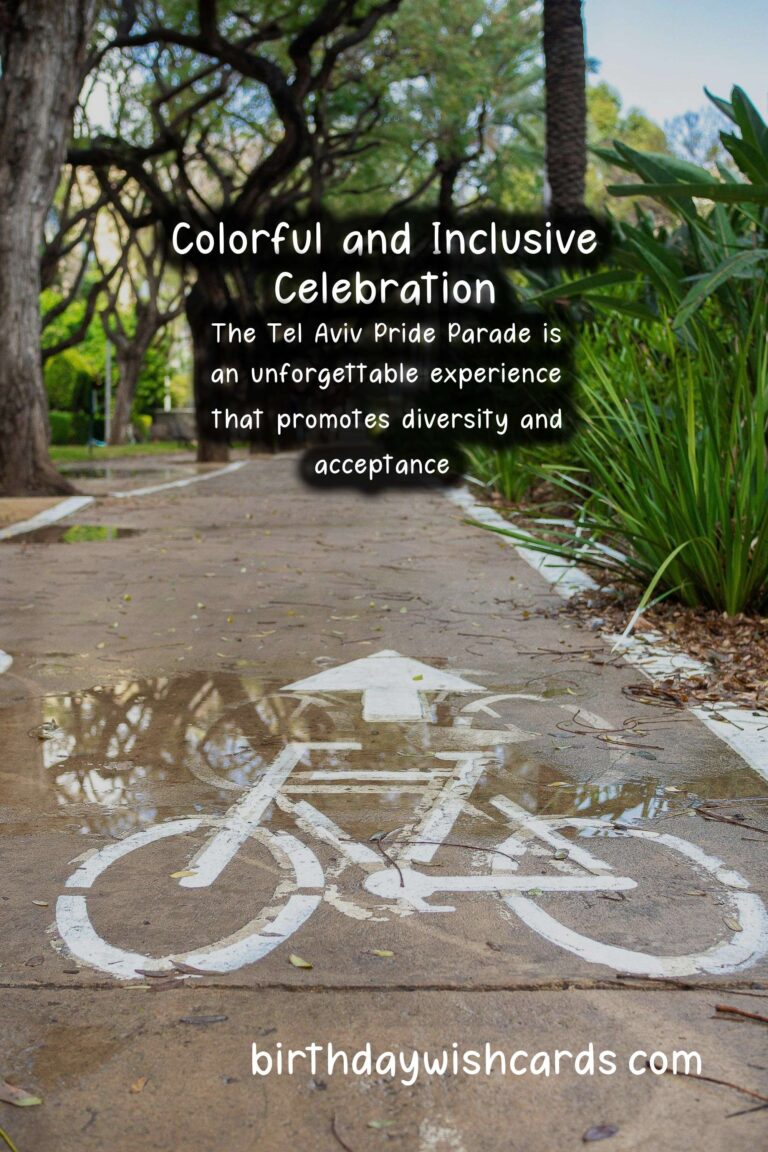 Experience the Colorful and Inclusive Tel Aviv Pride Parade in June