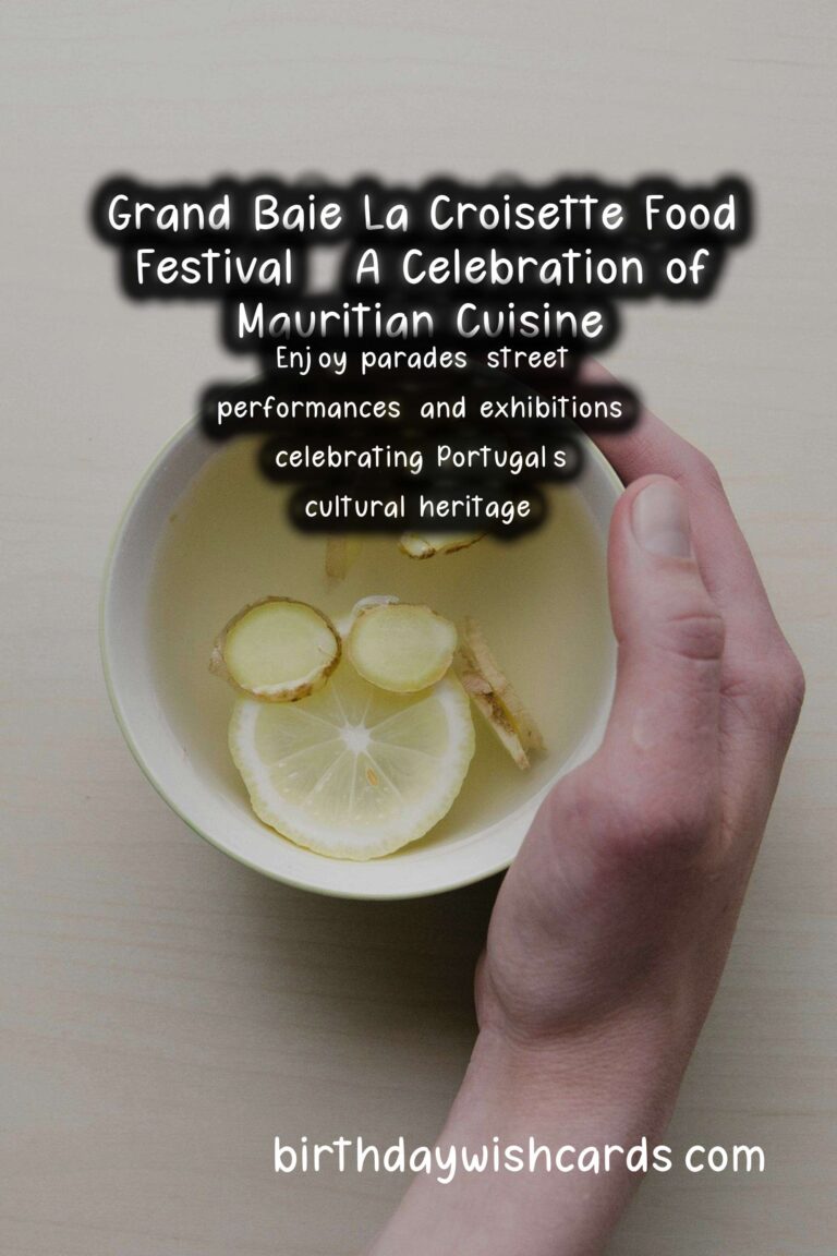 Experience the Delights of the Grand Baie La Croisette Food Festival