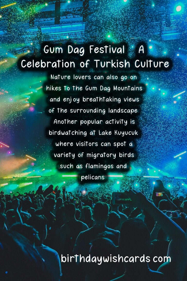 Experience the Exciting Gum Dag Festival in September