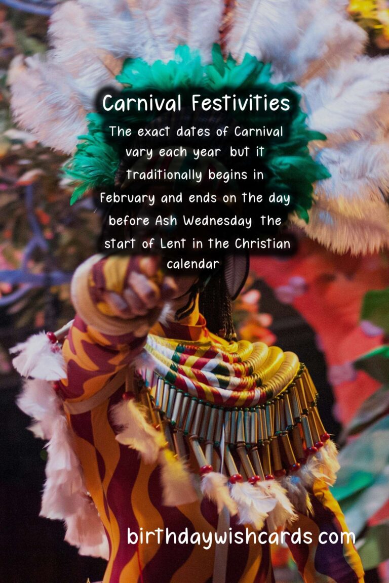 Experience the Festive Fun at Carnival (February/March – dates vary)