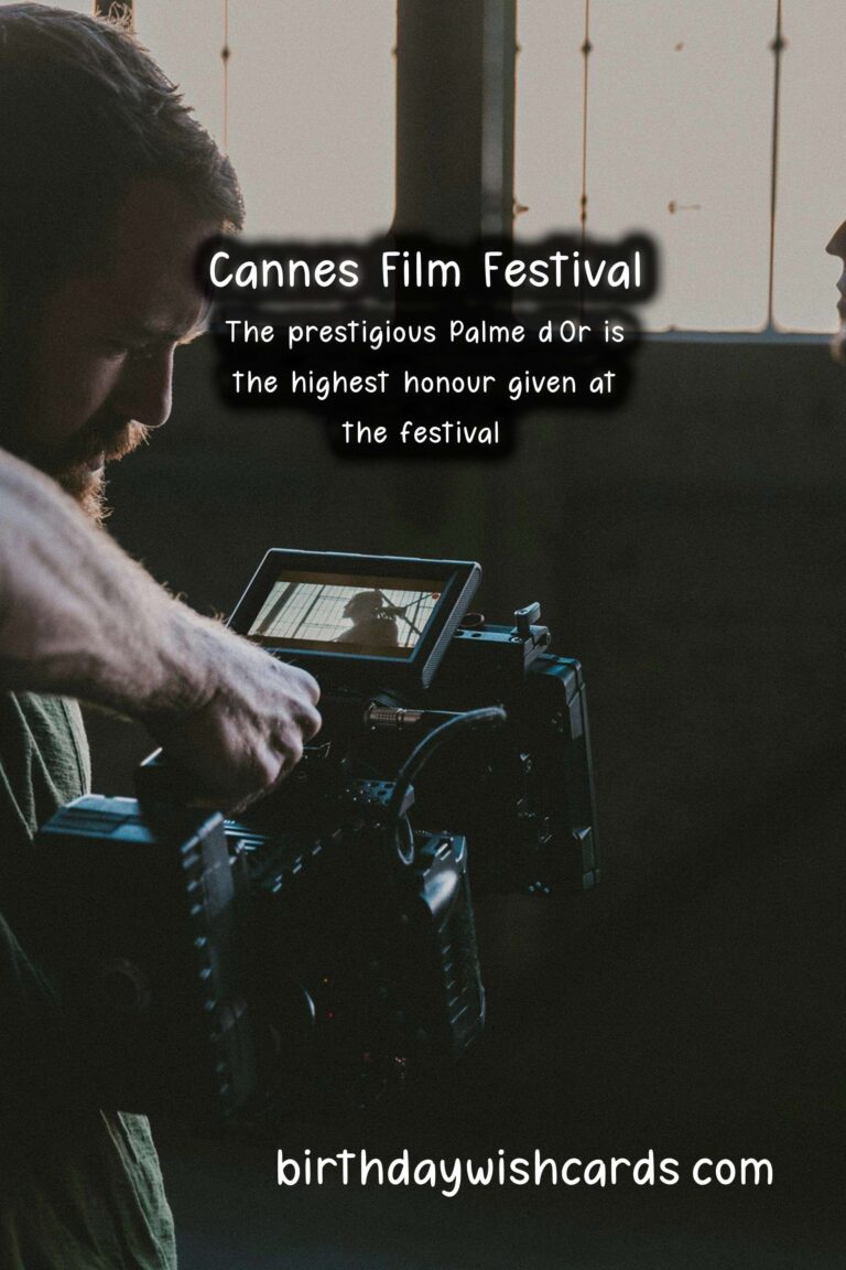 Experience the Glamour and Excitement at Cannes Film Festival