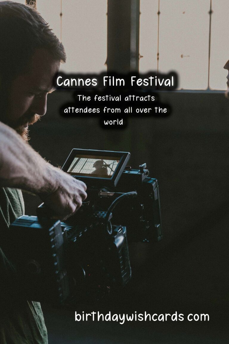Experience the Glamour and Excitement at Cannes Film Festival