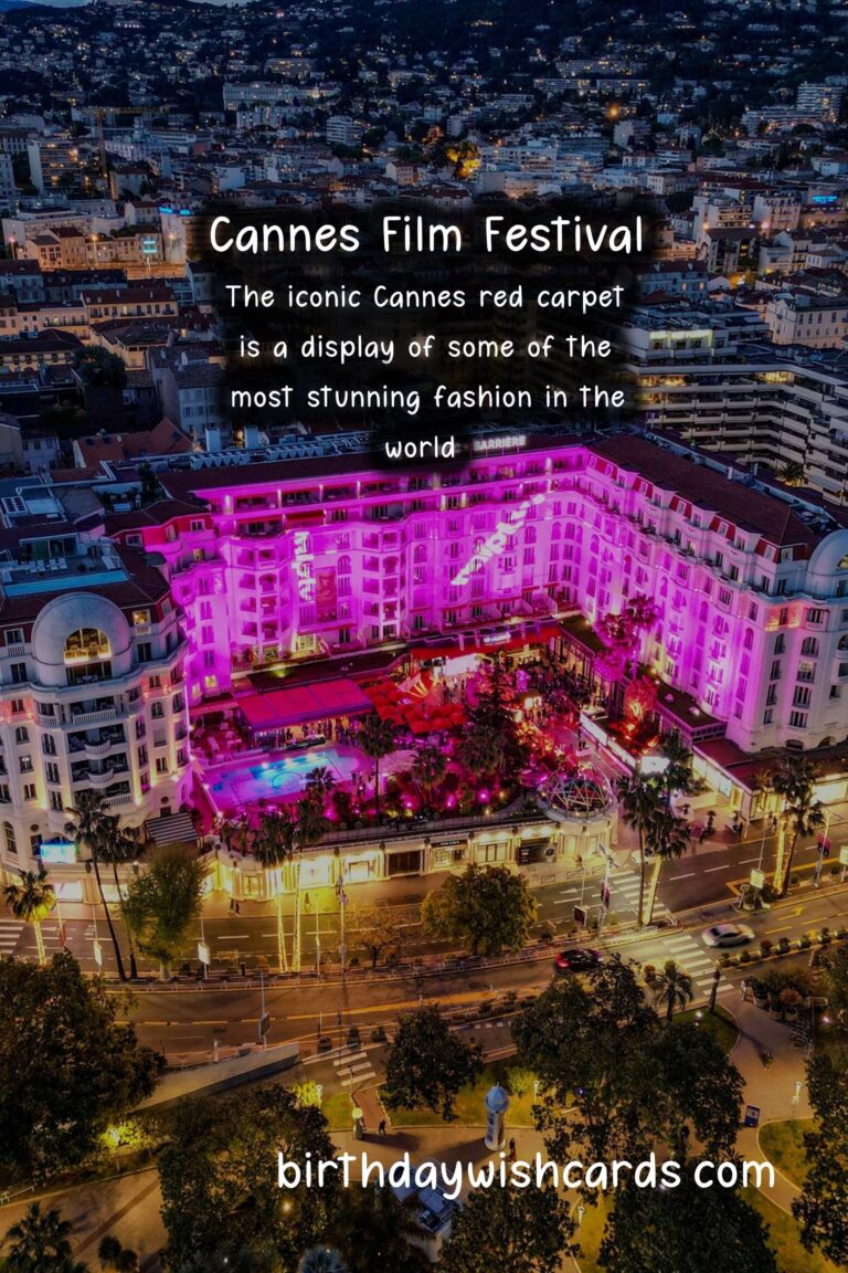 Experience the Glamour and Excitement at Cannes Film Festival