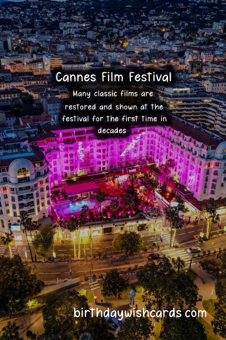 Experience the Glamour and Excitement at Cannes Film Festival