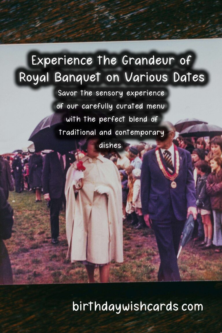 Experience the Grandeur of Royal Banquet on Various Dates