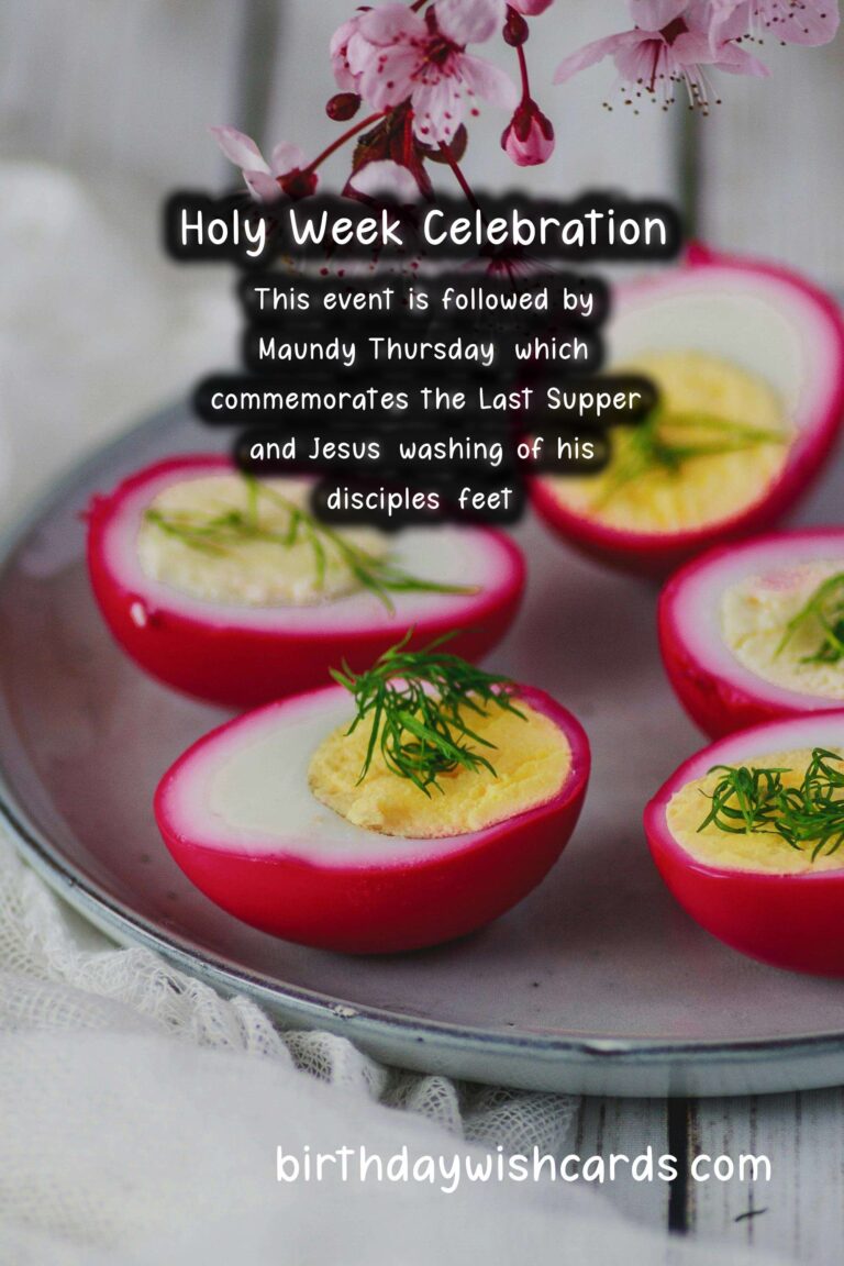 Experience the Holy Week – Celebration, Rituals, and Meaning