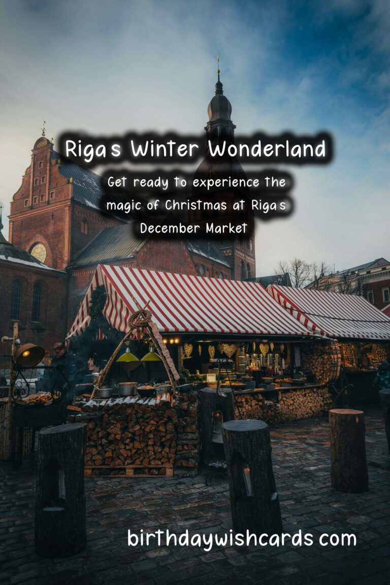 Experience the Magic of Christmas at Riga’s December Market