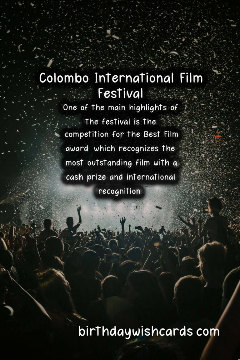 Experience the Magic of Cinema at Colombo International Film Festival