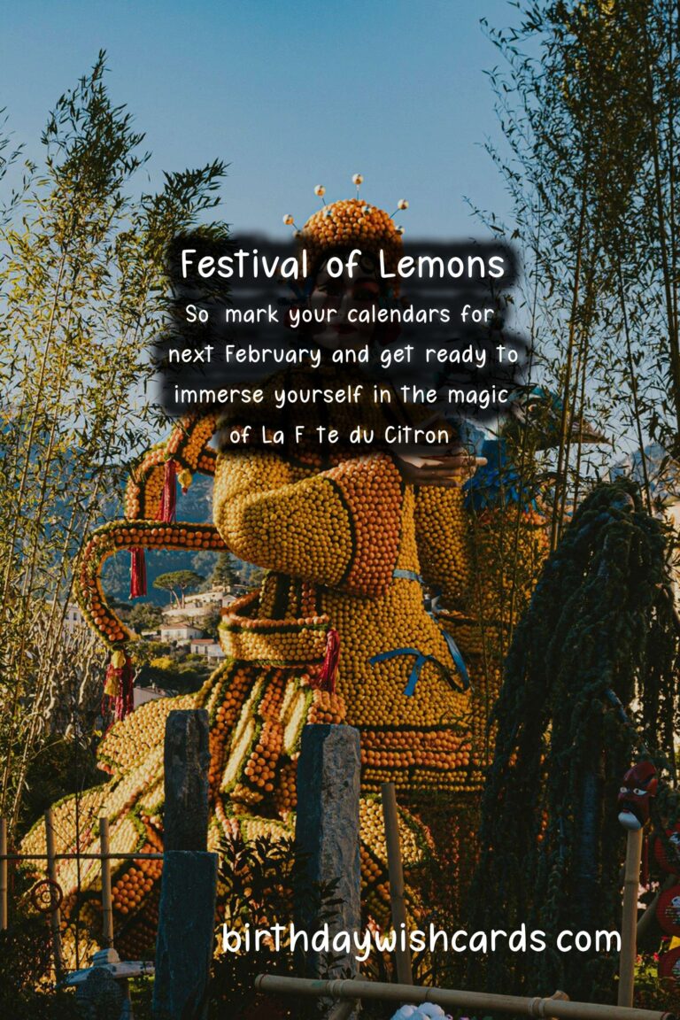 Experience the Magic of Menton Lemon Festival – La Fête du Citron