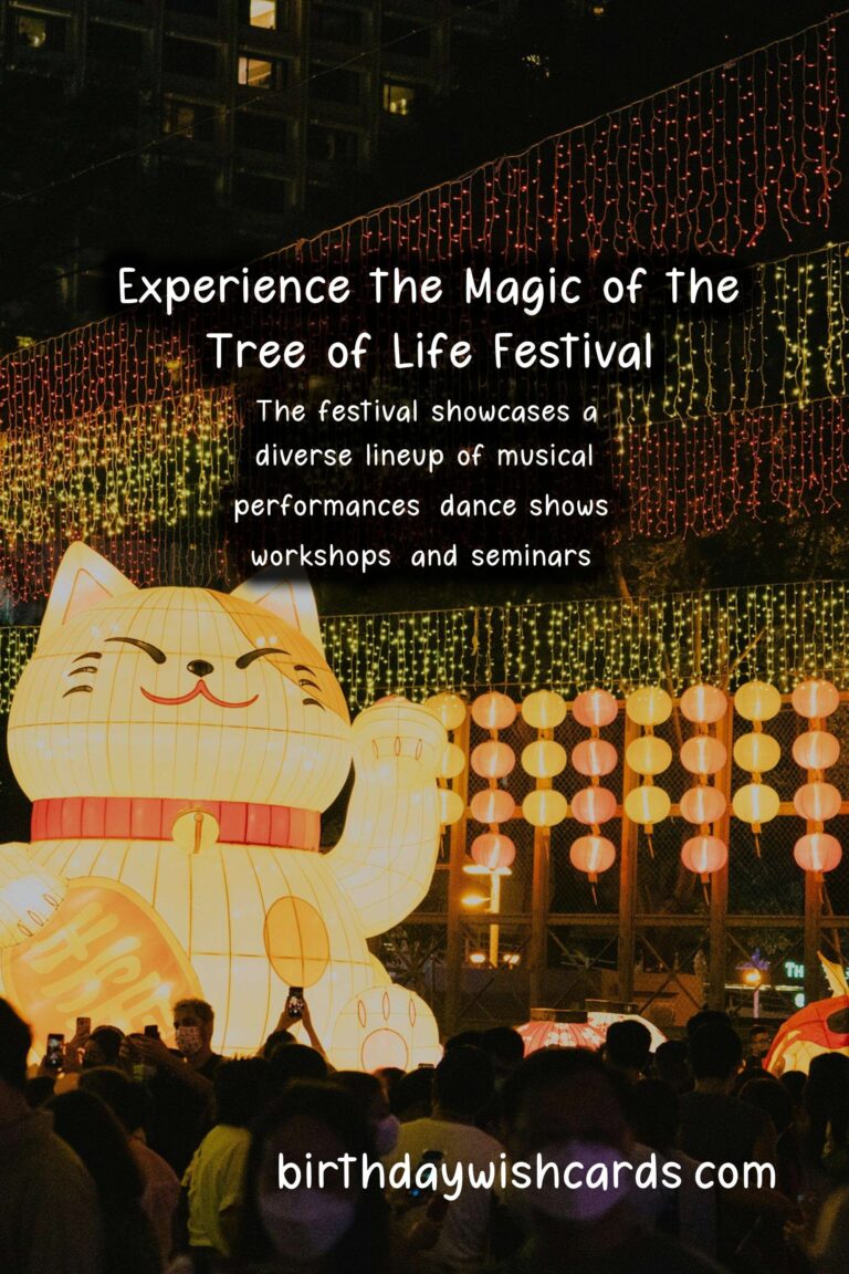 Experience the Magic of the Tree of Life Festival this February