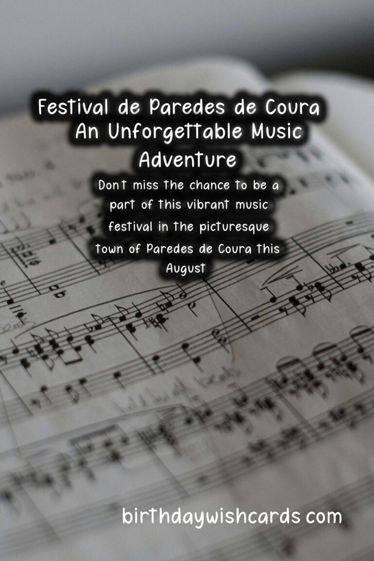 Experience the Magical Festival de Paredes de Coura (Paredes de Coura Festival) in August