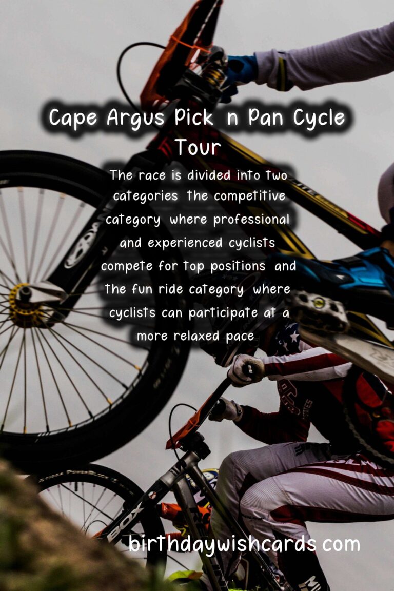 Experience the Rush: Cape Argus Pick 'n Pay Cycle Tour (March)
