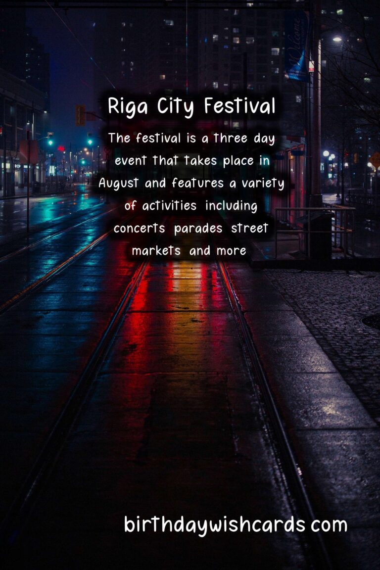 Exploring Riga City Festival: August