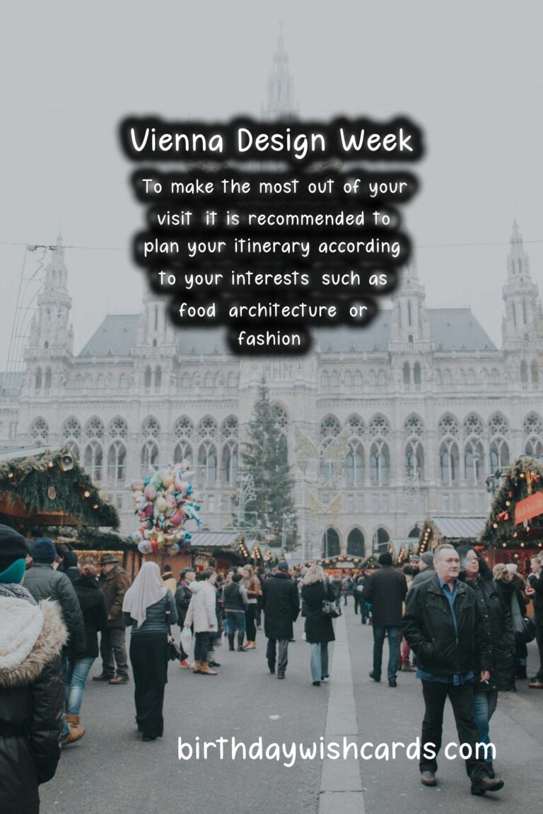Exploring Unique Design at Vienna Design Week – October