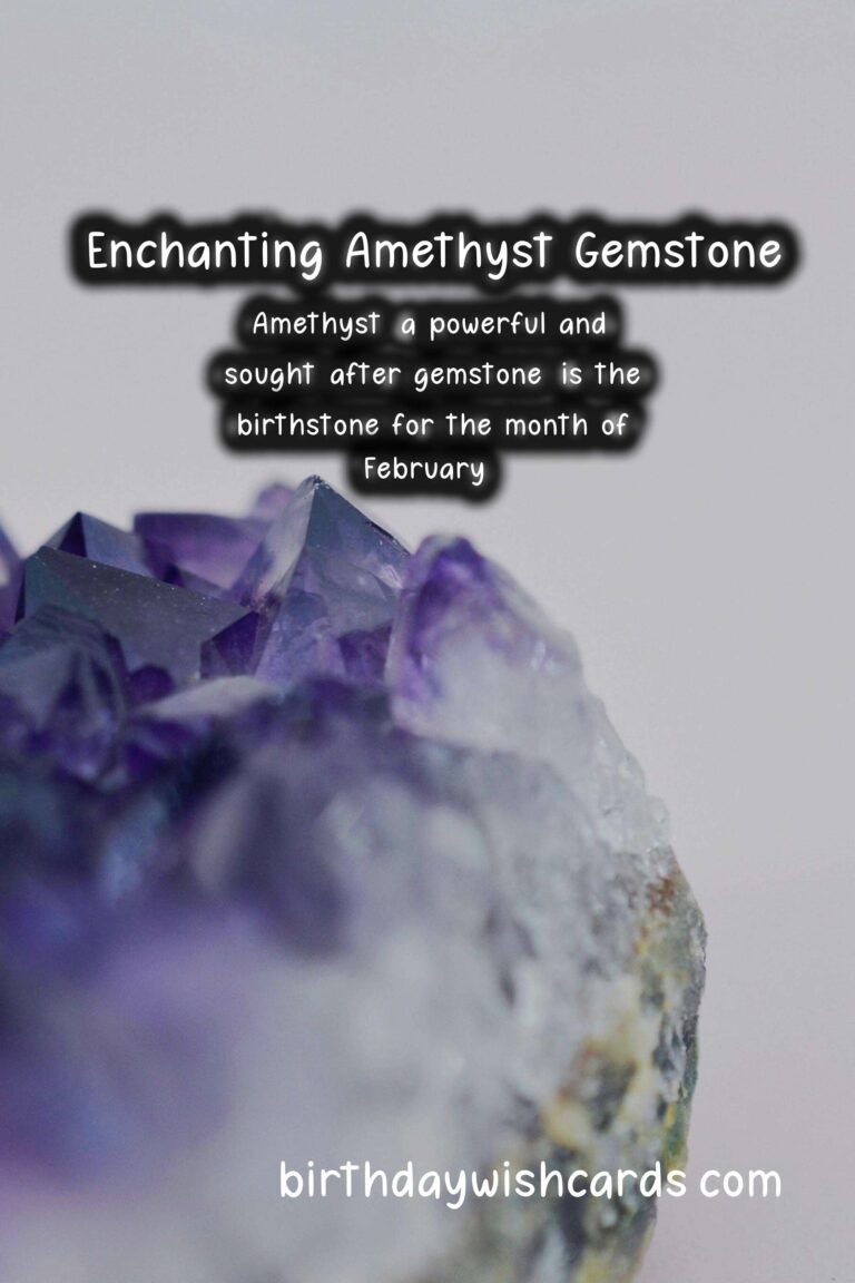 February Birthstone: Amethyst – Celebrating February with Wishes and Images