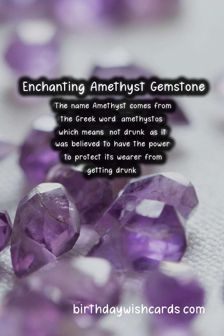 February Birthstone: Amethyst – Celebrating February with Wishes and Images