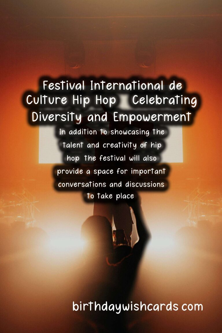 Festival International de Culture Hip Hop (International Hip Hop Culture Festival) - October 25-29