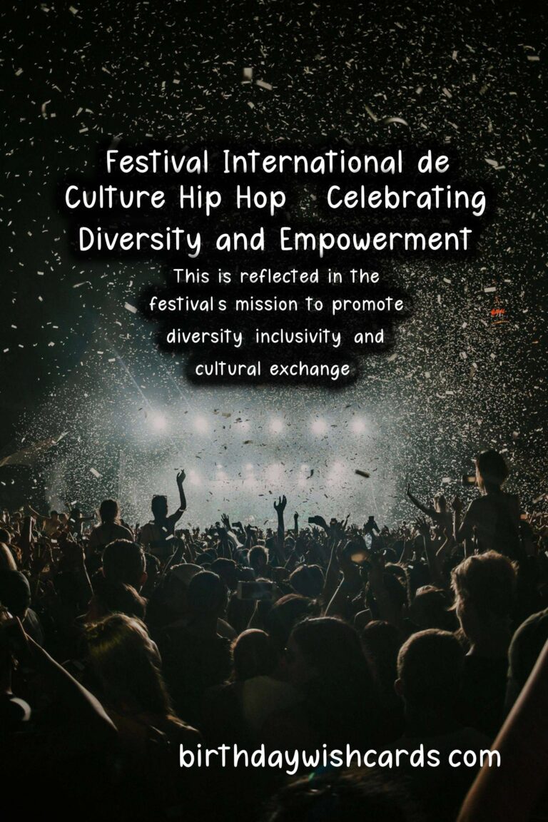 Festival International de Culture Hip Hop (International Hip Hop Culture Festival) - October 25-29
