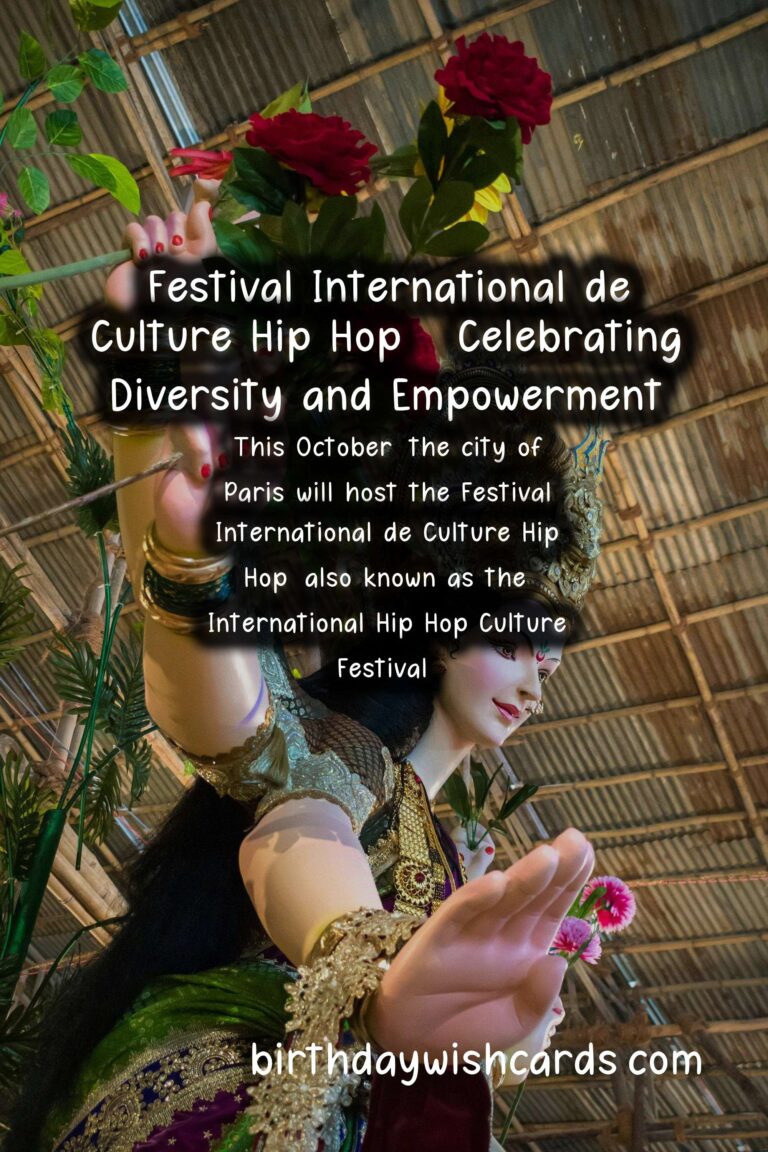 Festival International de Culture Hip Hop (International Hip Hop Culture Festival) - October 25-29